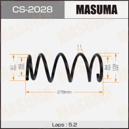 Coil spring Masuma, CS-2028
