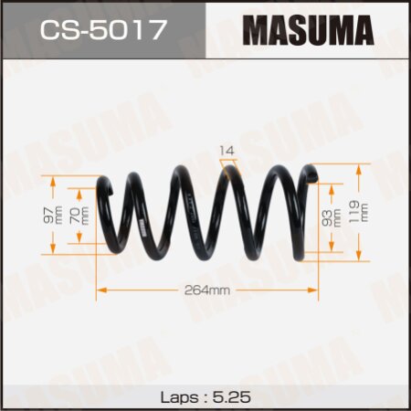 Coil spring Masuma, CS-5017
