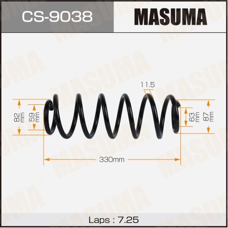 Coil spring Masuma, CS-9038