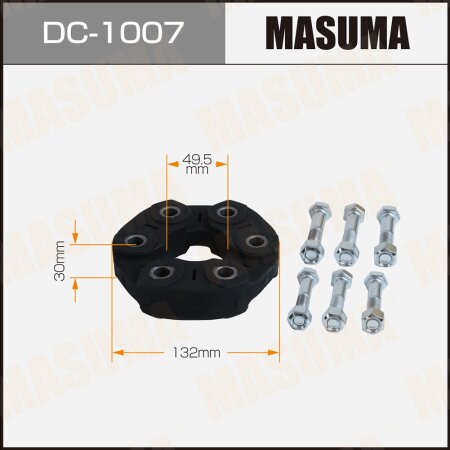 Cardan transmission coupling Masuma, DC-1007