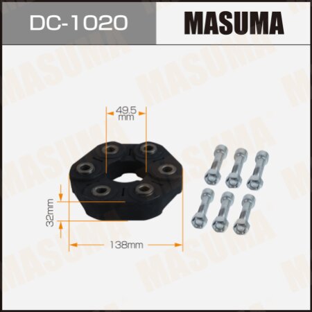 Cardan transmission coupling Masuma, DC-1020
