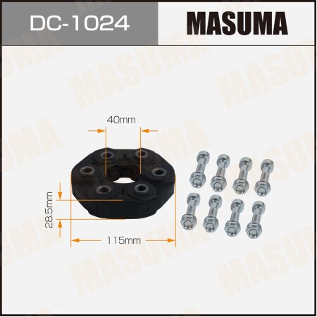 Cardan transmission coupling Masuma, DC-1024