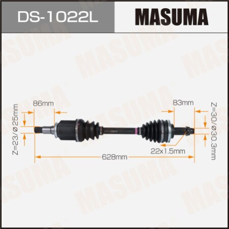 Drive shaft Masuma, DS-1022L