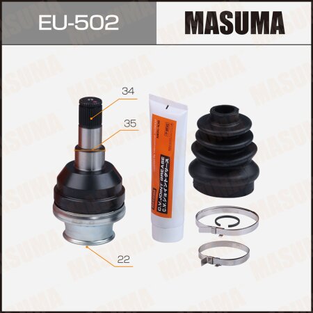 CV joint  (inner) Masuma, EU-502