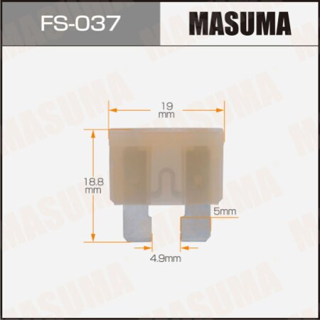 Car fuse Masuma standard 25A, FS-037