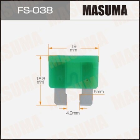 Car fuse Masuma standard 30A, FS-038