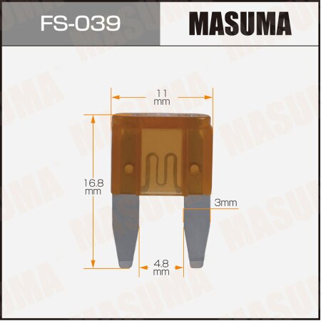Car fuse Masuma mini 5A, FS-039