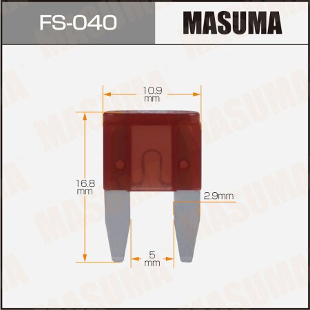 Car fuse Masuma mini 7.5A, FS-040