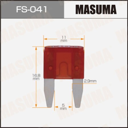 Car fuse Masuma mini 10A, FS-041
