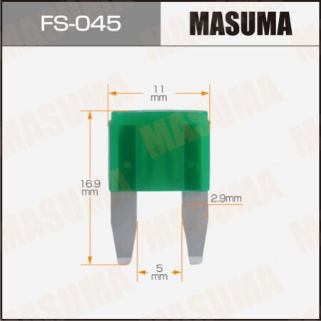 Car fuse Masuma mini 30A, FS-045