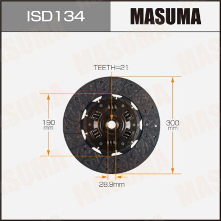 Clutch disc Masuma, ISD134