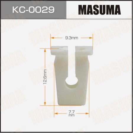 Retainer clip Masuma plastic, KC-0029