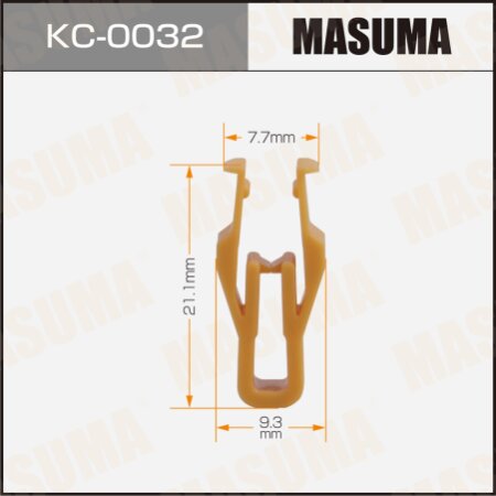 Retainer clip Masuma plastic, KC-0032