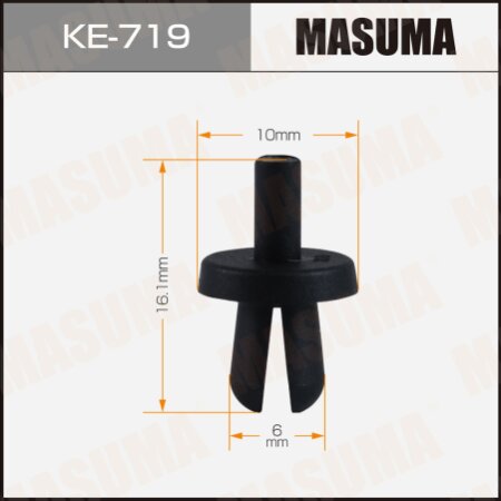 Retainer clip Masuma plastic, KE-719