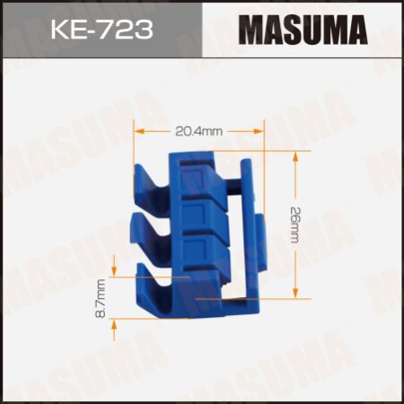 Retainer clip Masuma plastic, KE-723