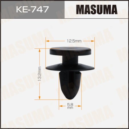 Retainer clip Masuma plastic, KE-747