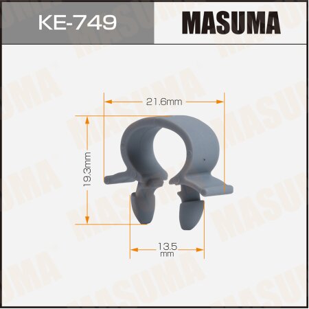 Retainer clip Masuma plastic, KE-749