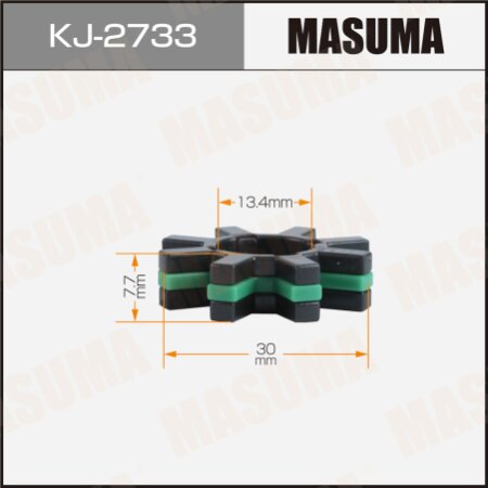 Retainer clip Masuma plastic, KJ-2733