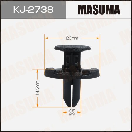 Retainer clip Masuma plastic, KJ-2738