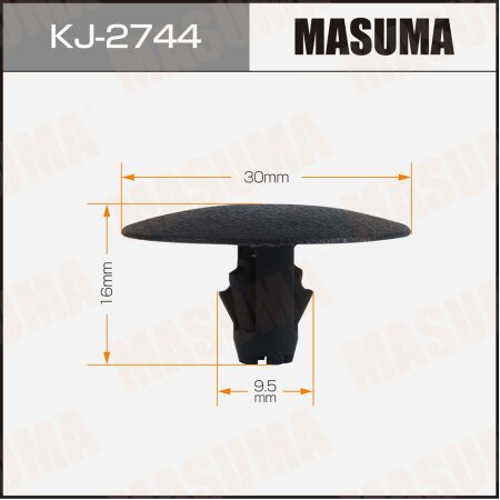 Retainer clip Masuma plastic, KJ-2744