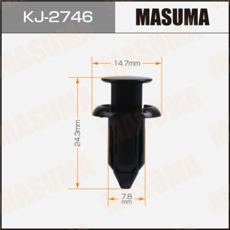 Retainer clip Masuma plastic, KJ-2746
