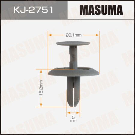 Retainer clip Masuma plastic, KJ-2751