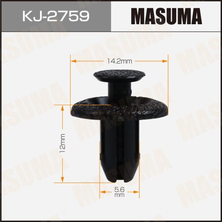 Retainer clip Masuma plastic, KJ-2759