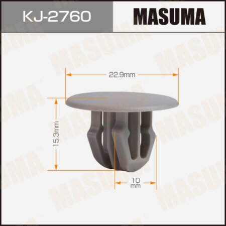 Retainer clip Masuma plastic, KJ-2760