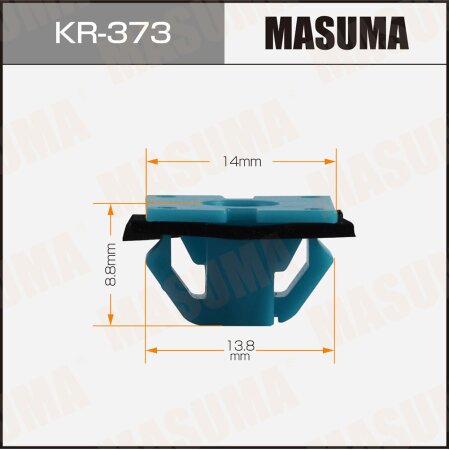 Retainer clip Masuma plastic, KR-373
