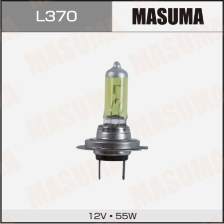 Halogen headlight bulb Masuma H7 12v 55W YELLOW, L370