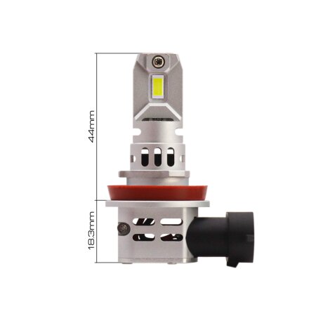 LED bulb Masuma, H8 27W 6000K 5200Lm PGJ19-1 (A8 series), L615