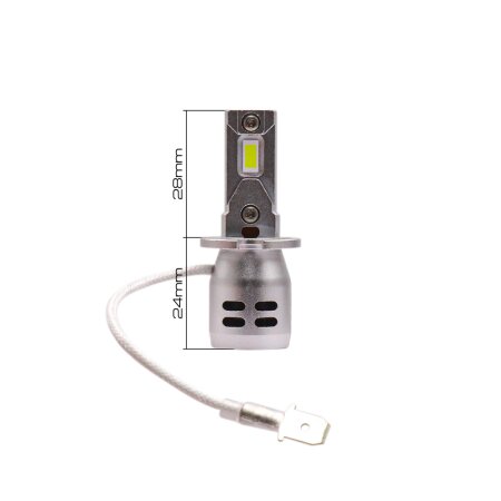 LED bulb Masuma, H3 6000K 4000Lm PK22s, L685