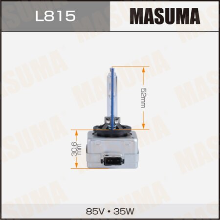HID xenon bulb Masuma COOL WHITE GRADE D1S 85V 6000k 35W 3200Lm, L815