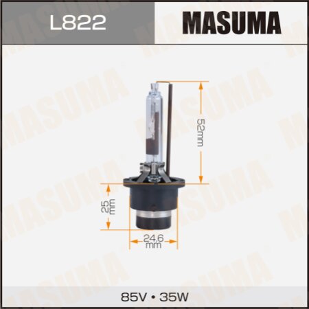 HID xenon bulb Masuma STANDARD GRADE D2R 12V 4300k 35W 3200Lm, L822