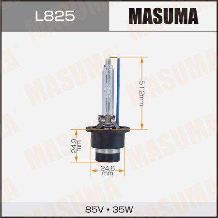 HID xenon bulb Masuma COOL WHITE GRADE D2S 12V 6000k 35W 3200Lm, L825