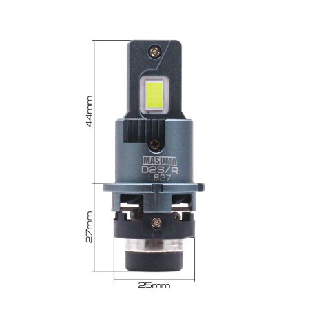 LED bulb Masuma, D2S/R 6000K 8600Lm, L827