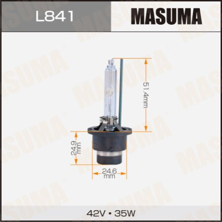 HID xenon bulb Masuma STANDARD GRADE D4S 12V 4300k 35W 3200Lm, L841