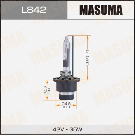 HID xenon bulb Masuma STANDARD GRADE D4R 12V 4300k 35W 3200Lm, L842