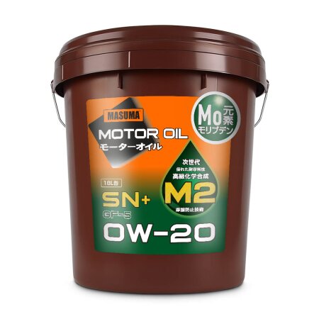 Engine oil MASUMA 0W20 M2 SN+/GF-5 gasoline, synthetic 18, M-2018E