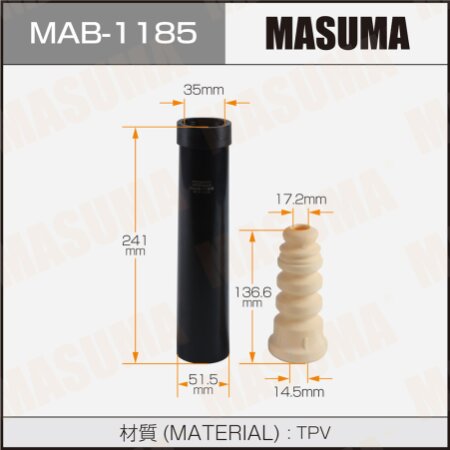 Shock absorber boot Masuma (plastic), MAB-1185