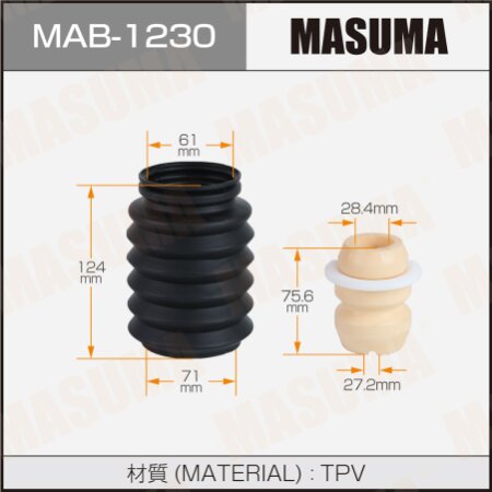 Shock absorber boot Masuma, MAB-1230