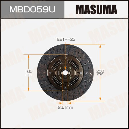 Clutch disc Masuma, MBD059U