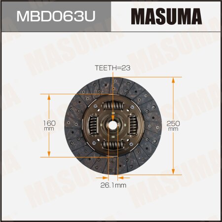 Clutch disc Masuma, MBD063U