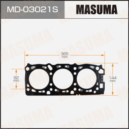 4-layer head gasket (metal-elastomer) Masuma, thickness 1,25mm, MD-03021S