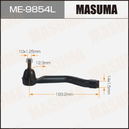 Tie rod end Masuma, ME-9854L