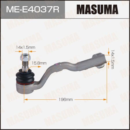 Tie rod end Masuma, ME-E4037R