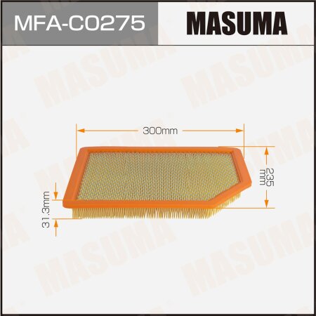 Air filter Masuma, MFA-C0275