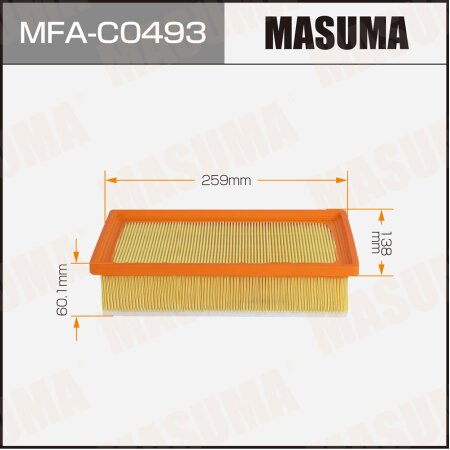 Air filter Masuma, MFA-C0493
