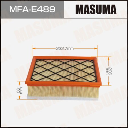 Air filter Masuma, MFA-E489