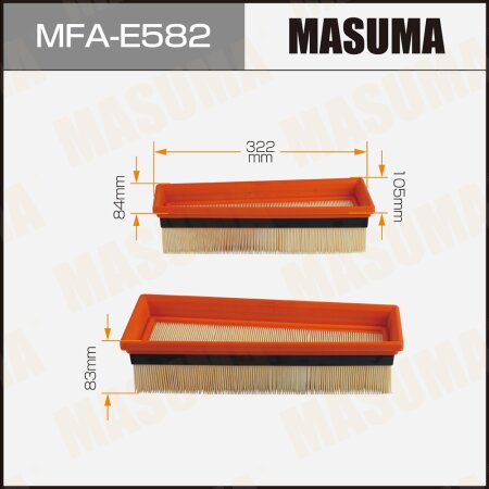 Air filter Masuma, MFA-E582